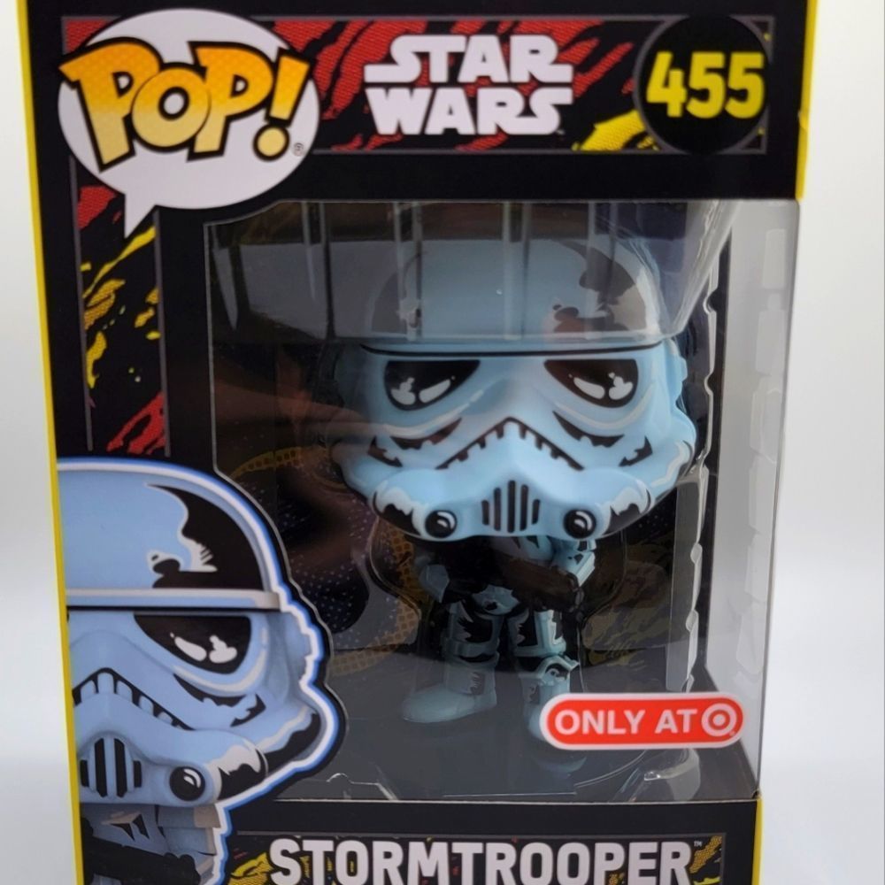 Starwars Stormtrooper Funko Pop 455 Blacklight Target exclusive